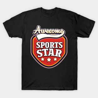 Awesome Sports Star T-Shirt